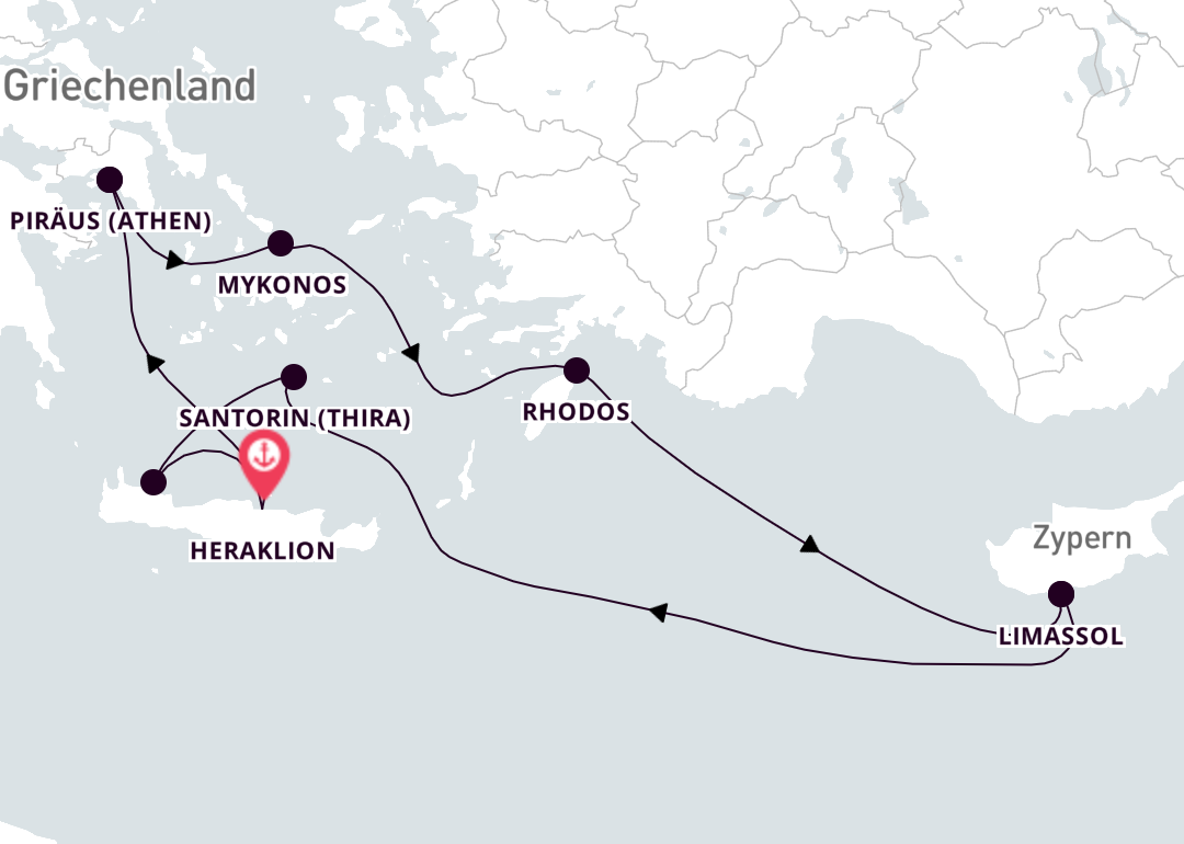 Faszinierende Reise über Piraeus In 11 Tagen Mein Schiff 5