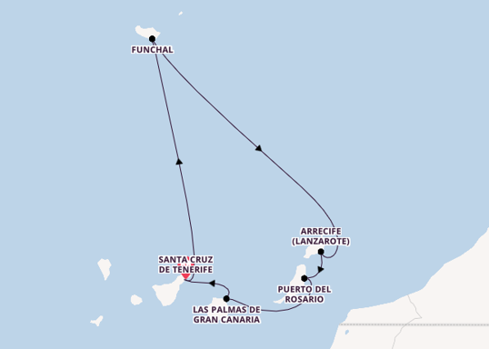 Erleben Sie Funchal Ab Santa Cruz De Tenerife Mein Schiff