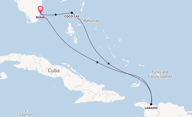 Caribbean vanaf Miami, Verenigde Staten met de Freedom of the Seas