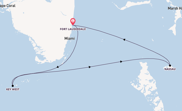 Caribbean vanaf Fort Lauderdale, Verenigde Staten met de Celebrity Reflection