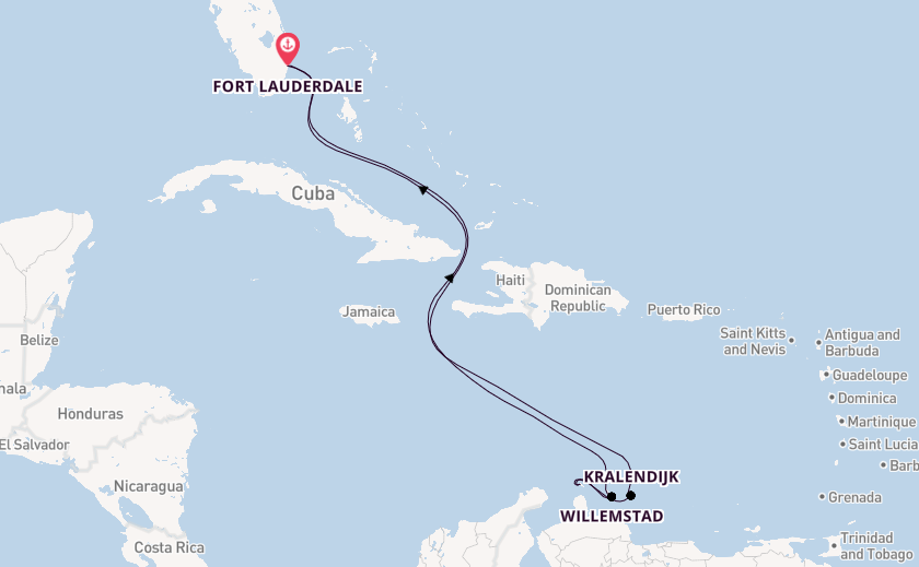 Zuidelijke Caraïben vanaf Fort Lauderdale, Verenigde Staten met de Celebrity Silhouette