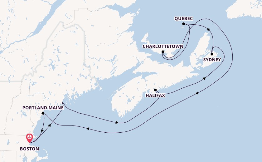 Nieuw-Engeland vanaf Boston, Verenigde Staten met de Celebrity Silhouette